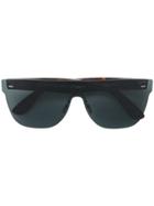 Retrosuperfuture Screen Flat Top Sunglasses - Black