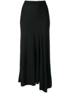 Ports 1961 Drape Detail Skirt - Black