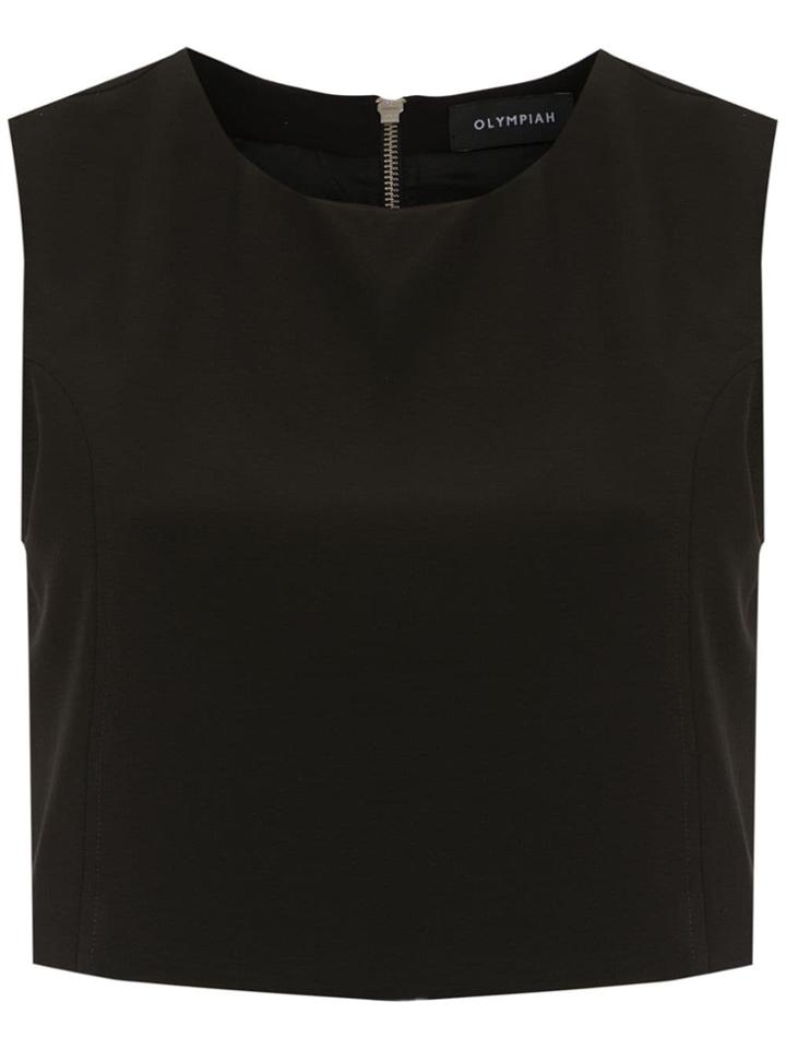 Olympiah Spezzia Cropped Top - Black