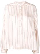 Isabel Marant Striped Long-sleeve Top - Neutrals