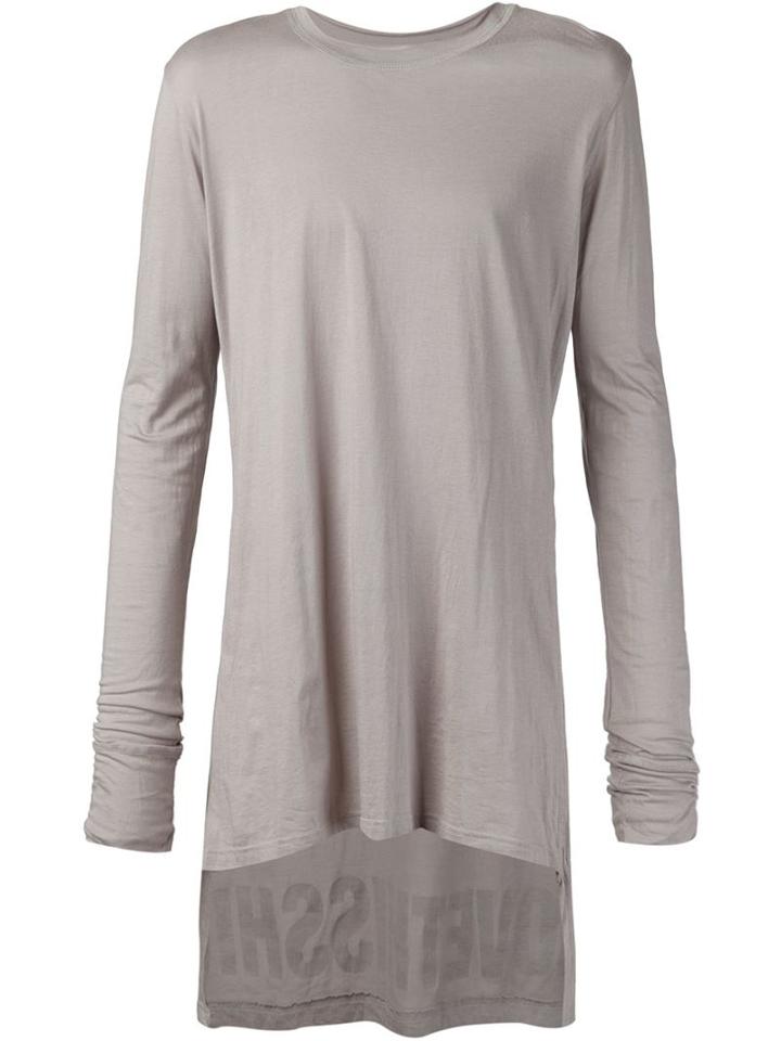 Barbara I Gongini Longsleeved Asymmetric T-shirt