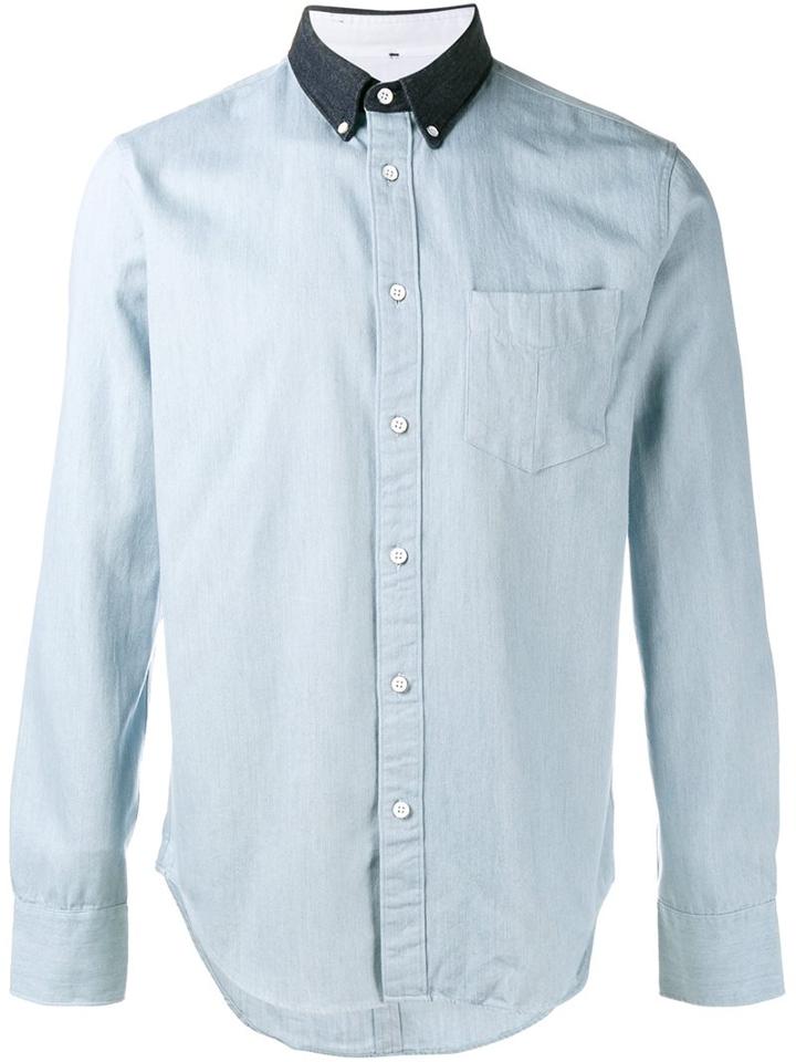 Rag & Bone 'yokohama' Button Down Shirt, Men's, Size: Small, Blue, Cotton