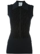 Moschino Vintage Frill Detail Top