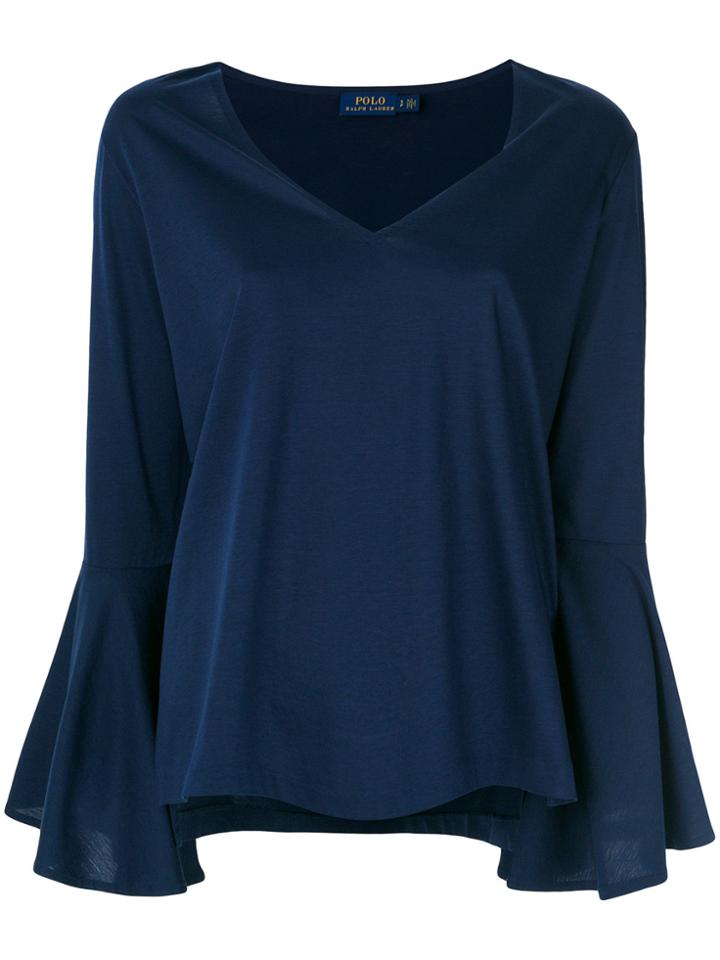 Polo Ralph Lauren Flared Sleeve T-shirt - Blue