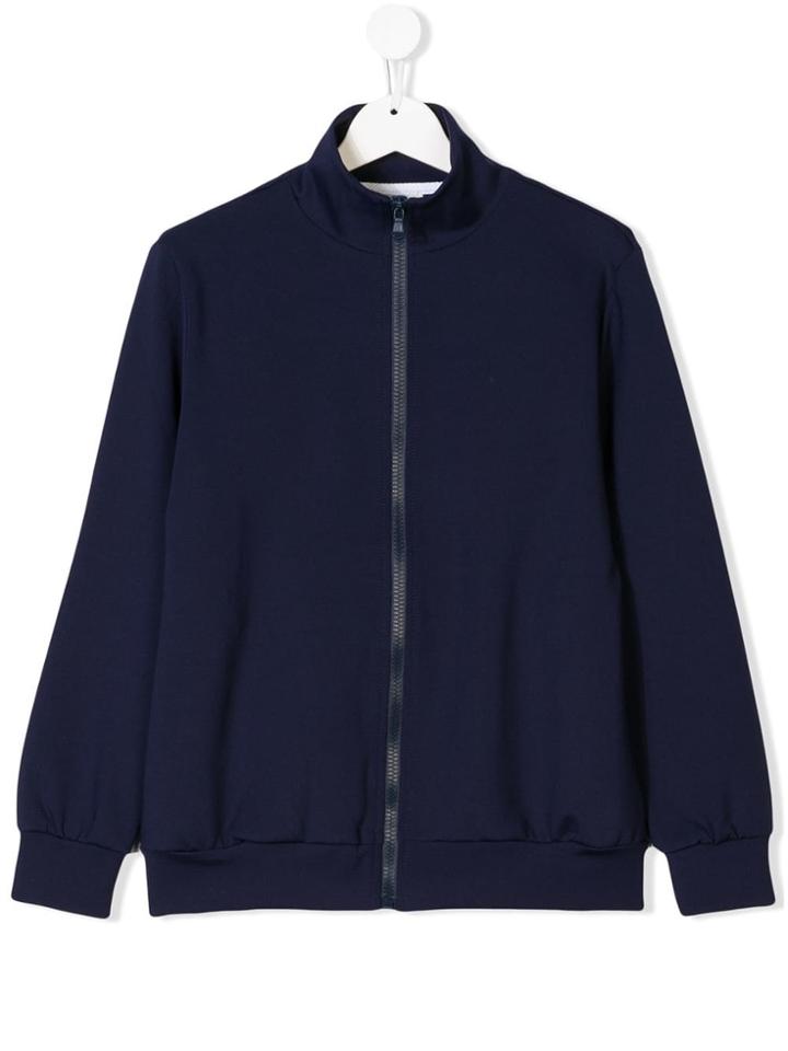 Fendi Kids Fendi Mania Track Top - Blue