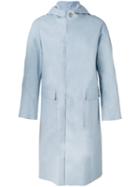 Mackintosh - Long Hooded Raincoat - Men - Cotton - 42, Blue, Cotton