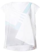 132 5. Issey Miyake Slash Neck T-shirt - White