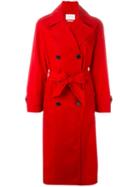 Isabel Marant Étoile 'dani' Trench Coat, Women's, Size: 34, Red, Cotton/polyamide