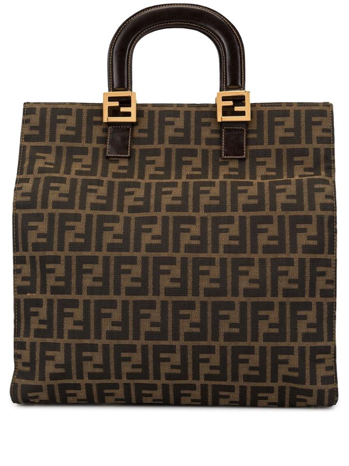 Fendi Pre-owned Zucca Tote - Brown