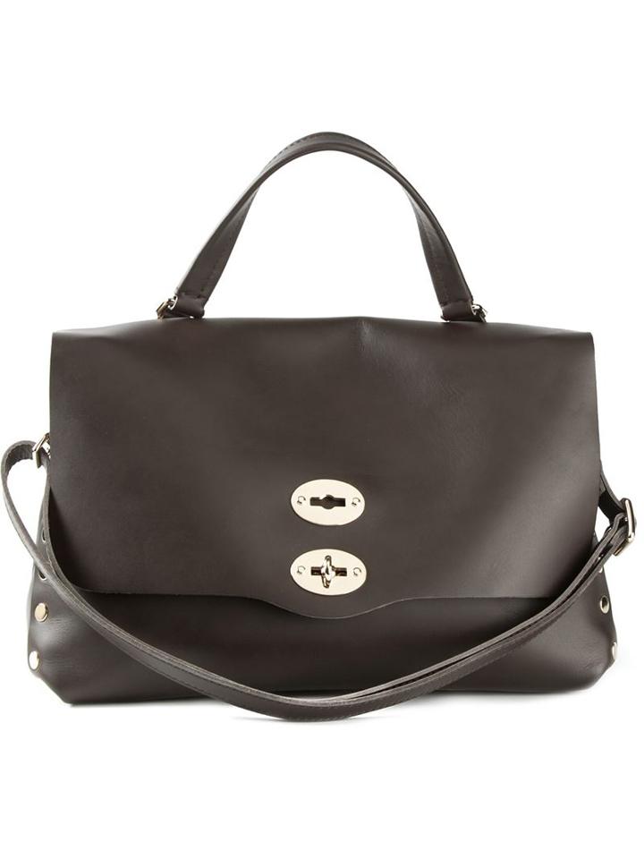 Zanellato 'postina' Satchel, Women's, Brown, Leather