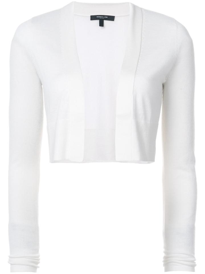 Derek Lam Noemi Cropped Cardigan - White