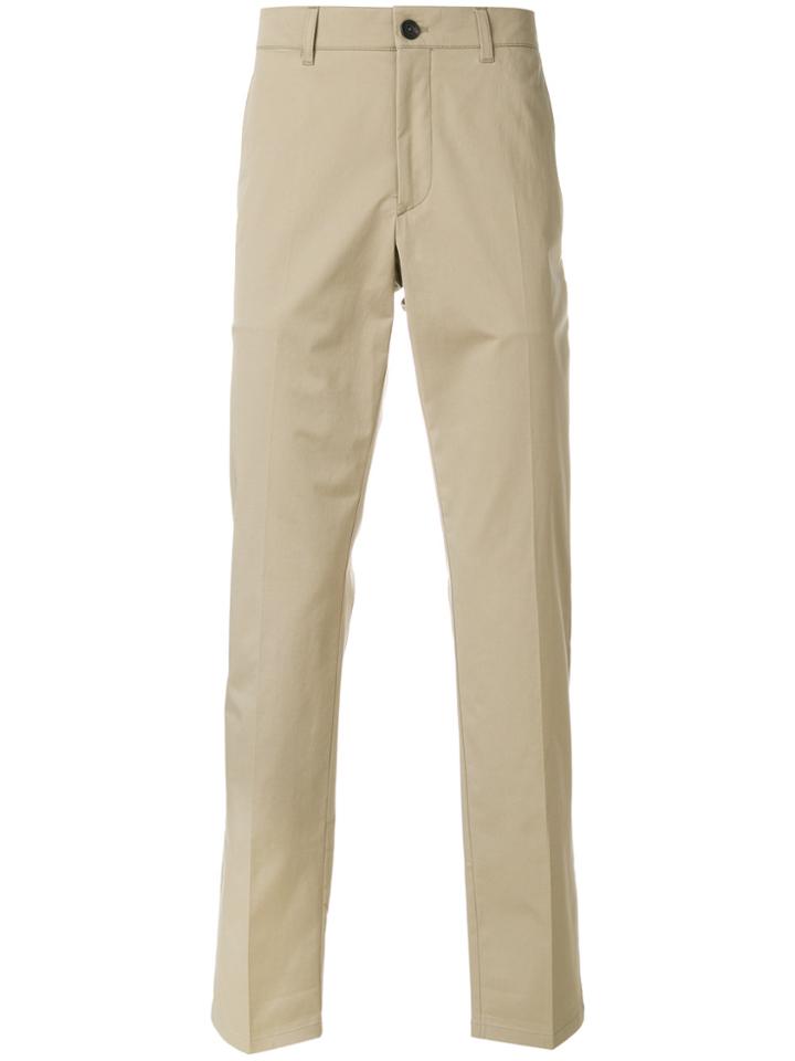 Prada Cropped Trousers - Nude & Neutrals