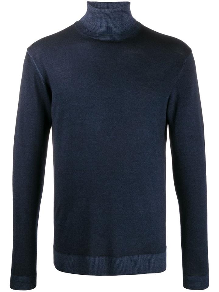Entre Amis Turtle Neck Jumper - Blue