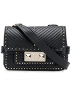 Valentino Quilted Rockstud Cross Body Bag - Black