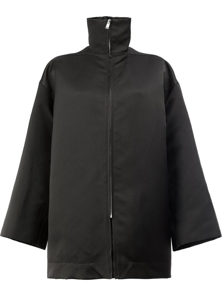 Rick Owens Oversized Coat - Black