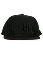 Plein Sport Logo Embroidery Cap, Men's, Black, Cotton/polyester