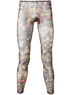 Dsquared2 Printed Leggings, Men's, Size: Medium, Polyamide/spandex/elastane