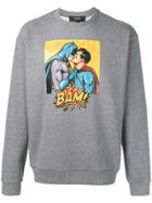 Dom Rebel Graphic Print Sweatshirt - Grey