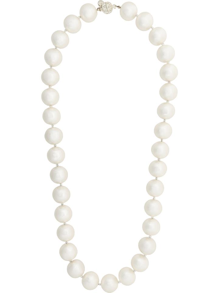 Moy Paris Oversized Pearl Necklace - White