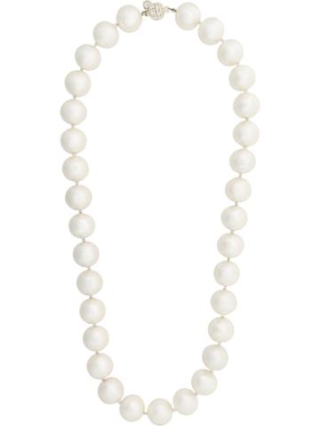 Moy Paris Oversized Pearl Necklace - White