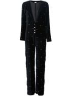 Beau Souci Embellished Jumpsuit, Women's, Size: Xs, Black, Silk/rayon