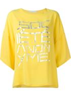 Société Anonyme Oversized Front Print T-shirt, Women's, Silk