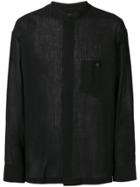 Issey Miyake Men Long-sleeve Shirt - Black
