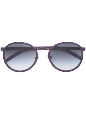 Blyszak Round Frame Tinted Sunglasses - Pink & Purple