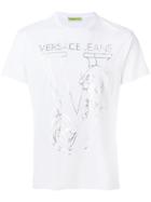 Versace Jeans Logo Print T-shirt - White