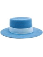 Saint Laurent Rabbit Felt Hat - Blue