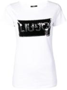 Liu Jo Sequin Logo T-shirt - White
