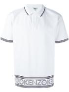 Kenzo Kenzo Print Polo Shirt - White