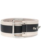 B-low The Belt Striped Belt - Nude & Neutrals