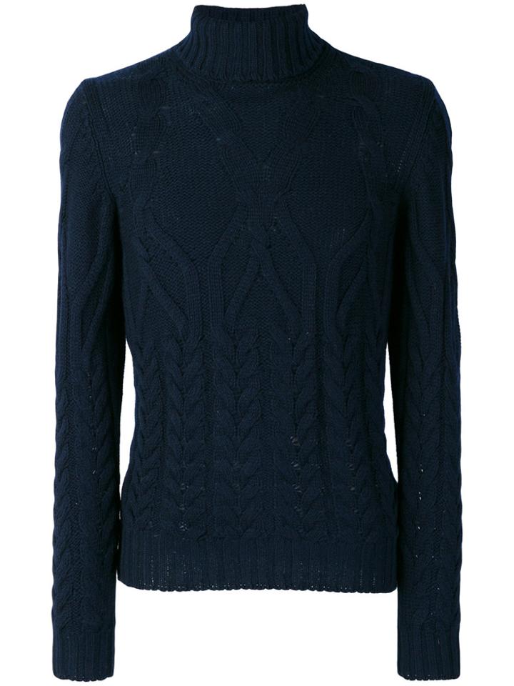 Tagliatore Arran Knit Jumper - Blue