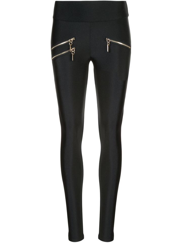 Thomas Wylde Zip Detail Leggings - Black
