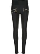 Thomas Wylde Zip Detail Leggings - Black