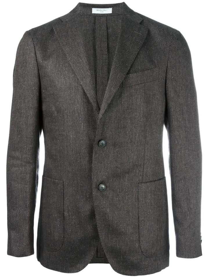 Boglioli Two Button Blazer - Brown