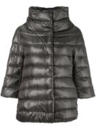 Herno Padded Jacket, Women's, Size: 48, Grey, Polyamide/cotton/feather