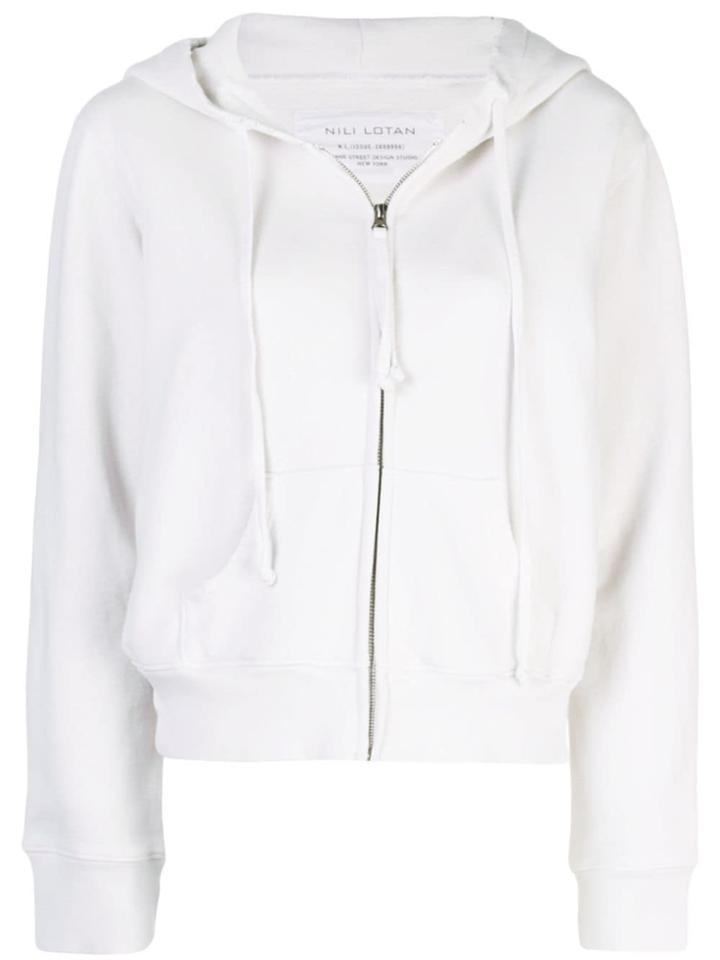 Nili Lotan Drawstring Hoodie - White
