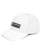 Dolce & Gabbana Logo Patch Baseball Cap - White
