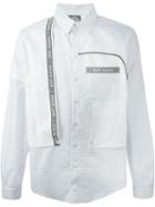 Nasir Mazhar Patch Detail Checked Shirt