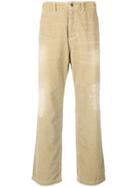 Prps Distressed Corduroy Trousers - Nude & Neutrals