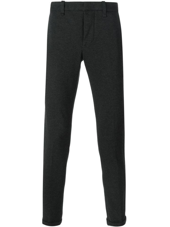 Dondup Skinny Trousers, Men's, Size: 35, Grey, Viscose/polyamide/spandex/elastane/cotton