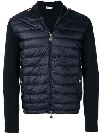Moncler Zip-up Down Jacket - Blue