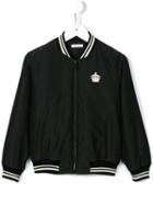 Dolce & Gabbana Kids Crown Crest Bomber Jacket, Boy's, Size: 10 Yrs, Black