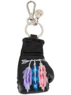 Elisabeth Weinstock Manila Mini Painted Keychain - Black