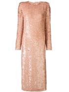 Givenchy Sequined Midi Dress - Pink