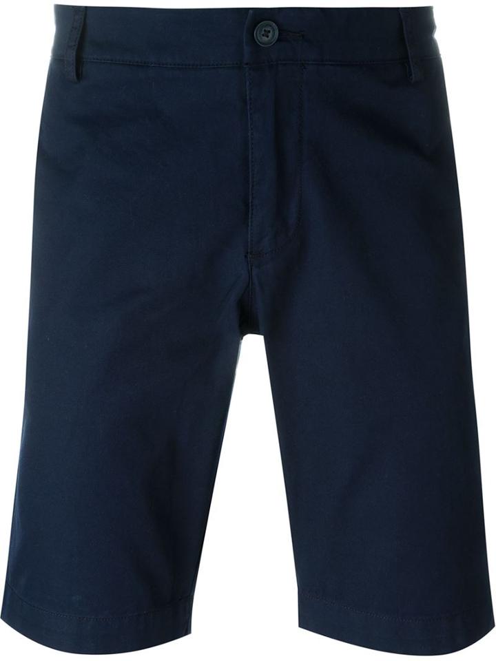 Lacoste Slim Fit Shorts, Men's, Size: 33, Blue, Cotton