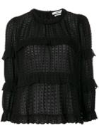 Isabel Marant Étoile - Pleated Top - Women - Cotton - 36, Black, Cotton