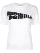 Ssheena Logo Printed T-shirt - White